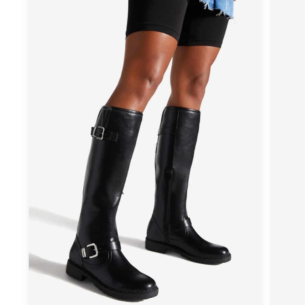 🌟 NEW 🌟  Buckled Flat Boot